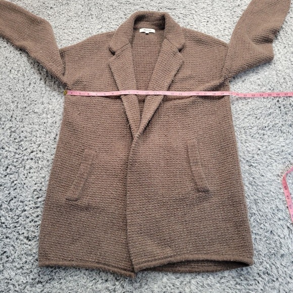 Madewell Sweater Women Extra Small Brown Merino Wool Classiccore Cardigan Casual - Picture 4 of 7